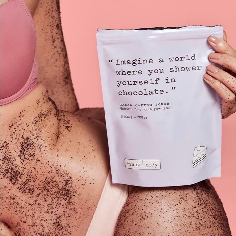 NEW Frank Body Cacao Coffee Scrub 7.050z Unopened - Picture 4 of 6